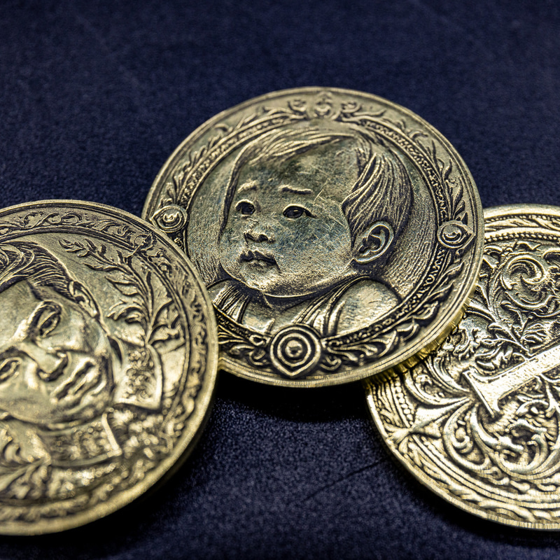 写真から作るFaceCoin Portrait Mintのサンプル